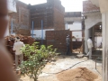 Demolishing residence for classroom 4 and 7, May 2014|Sloop woning voor lokaal 4 en 7, mei 2014